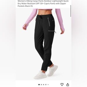 Black Athletic Joggers with Zipper Pockets